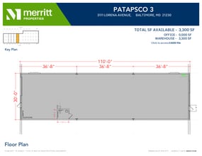 2652-2664 W Patapsco Ave, Baltimore, MD to rent Floor Plan- Image 1 of 1
