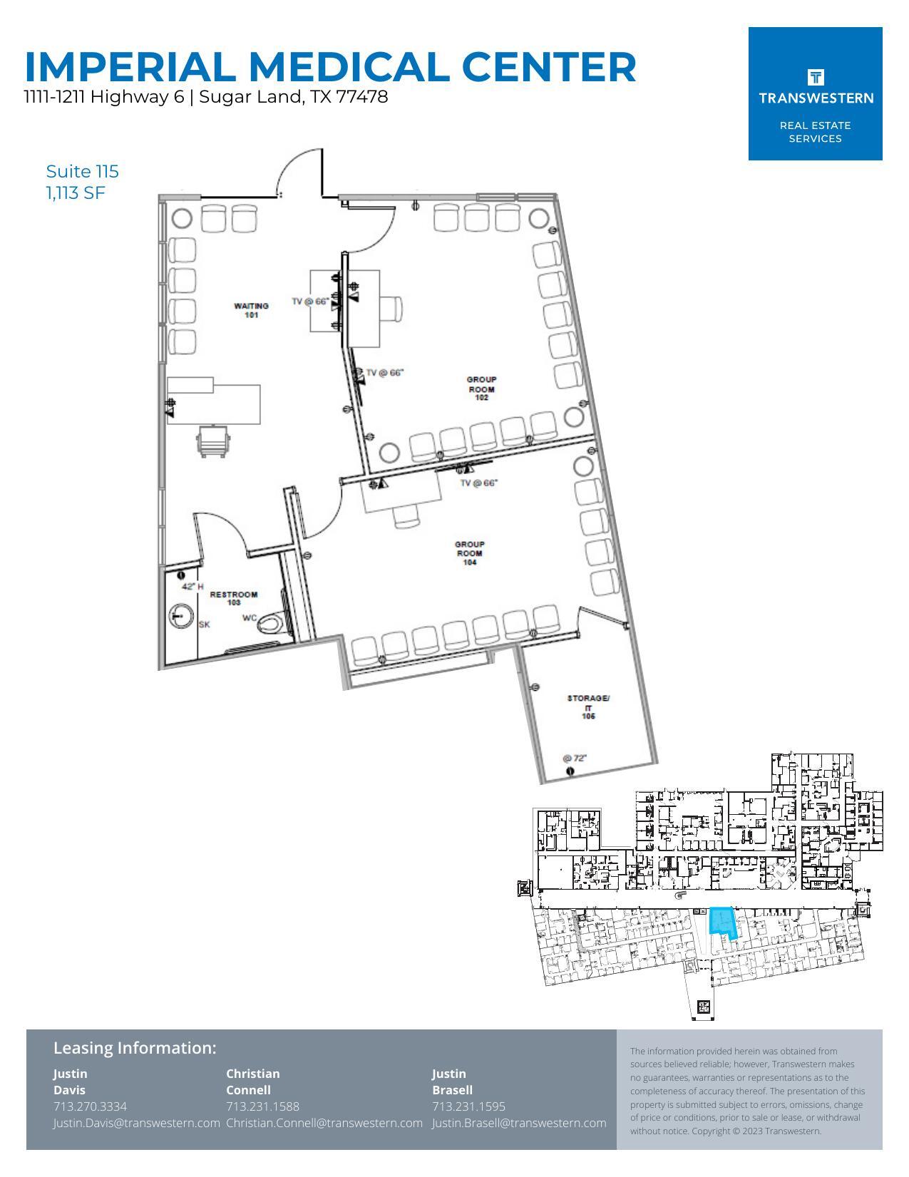 1111-1211 Highway 6, Sugar Land, TX to rent Floor Plan- Image 1 of 1