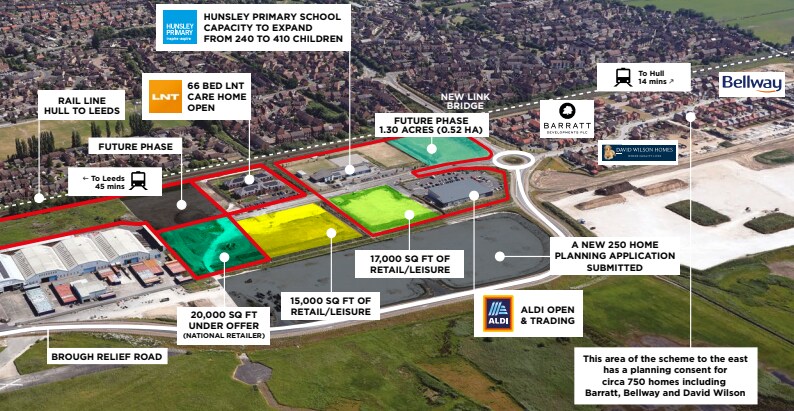 Bluebird Way, Brough to rent Aerial- Image 1 of 4