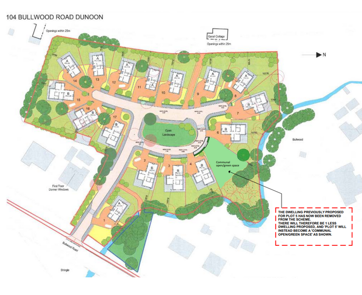 104 Bullwood Rd, Dunoon for sale - Site Plan - Image 2 of 2