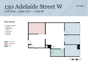 130 Adelaide St W, Toronto, ON for rent Floor Plan- Image 1 of 1