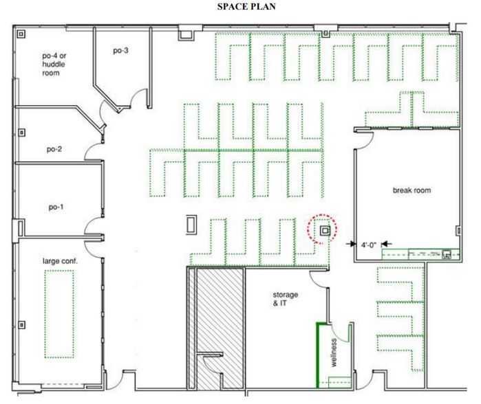 1305 Executive Blvd, Chesapeake, VA for rent - Floor Plan - Image 2 of 23