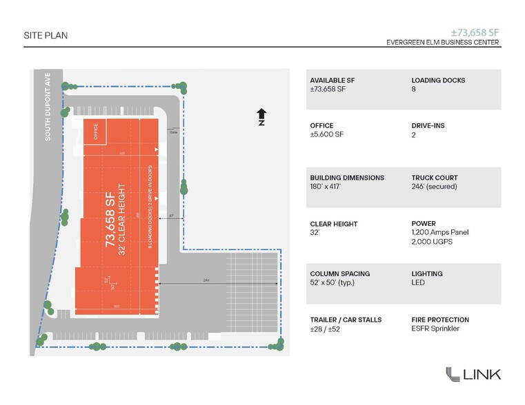 1275 S DuPont Ave, Ontario, CA for sale - Site Plan - Image 2 of 3