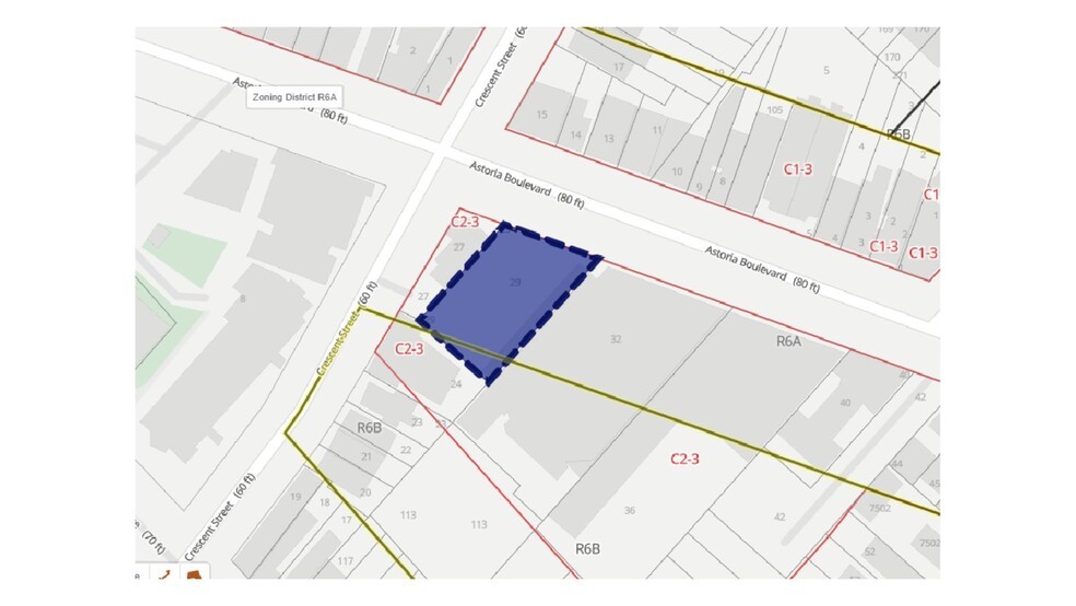 25-08 Astoria Boulevard Blvd, Astoria, NY for rent - Plat Map - Image 2 of 2