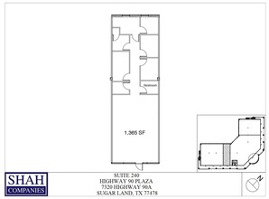 7320 Highway 90A, Sugar Land, TX for rent Floor Plan- Image 1 of 3