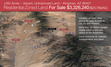 160 Acres of Kingman Residential Land portfolio of 3 properties for sale on LoopNet.co.uk Building Photo- Image 1 of 7