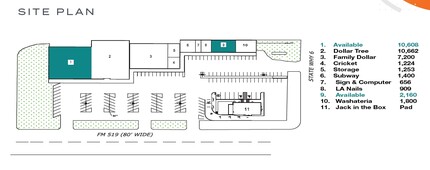 Hwy 6, Hitchcock, TX for rent Site Plan- Image 1 of 1