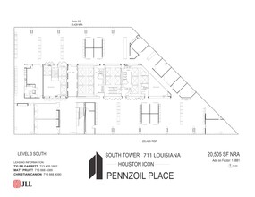 711 Louisiana St, Houston, TX for rent Floor Plan- Image 1 of 1