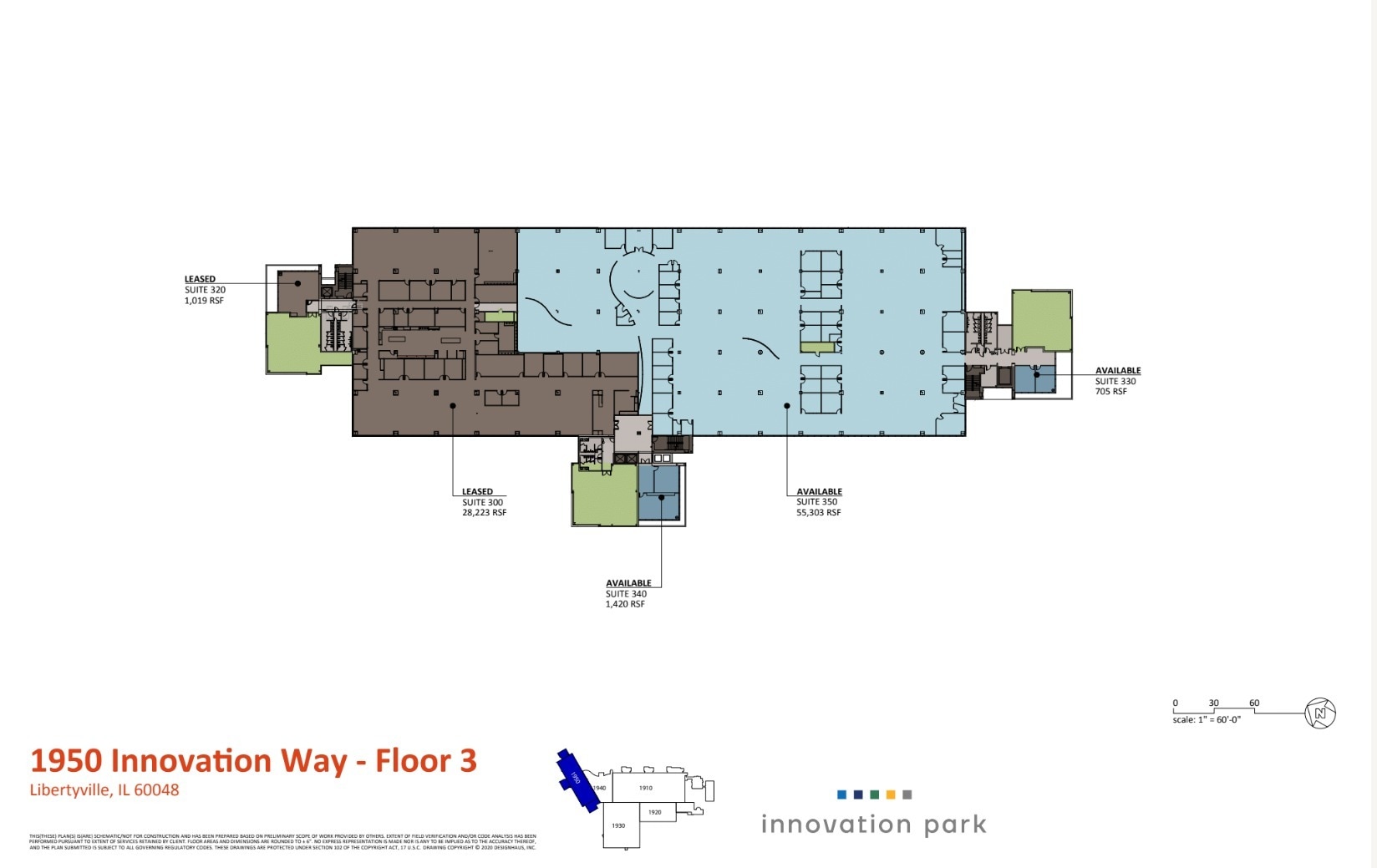 1950 Innovation Way, Libertyville, IL to rent Floor Plan- Image 1 of 1
