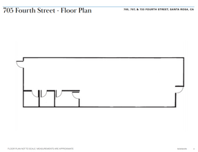 703-707 4th St, Santa Rosa, CA for rent Floor Plan- Image 1 of 1