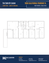 1600 N California Pky, Fort Worth, TX for sale Floor Plan- Image 1 of 3