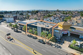 614 E Manchester Blvd, Inglewood, CA - aerial  map view - Image1