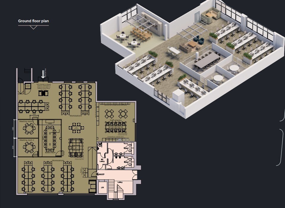 Elstree Way, Borehamwood to rent Floor Plan- Image 1 of 3
