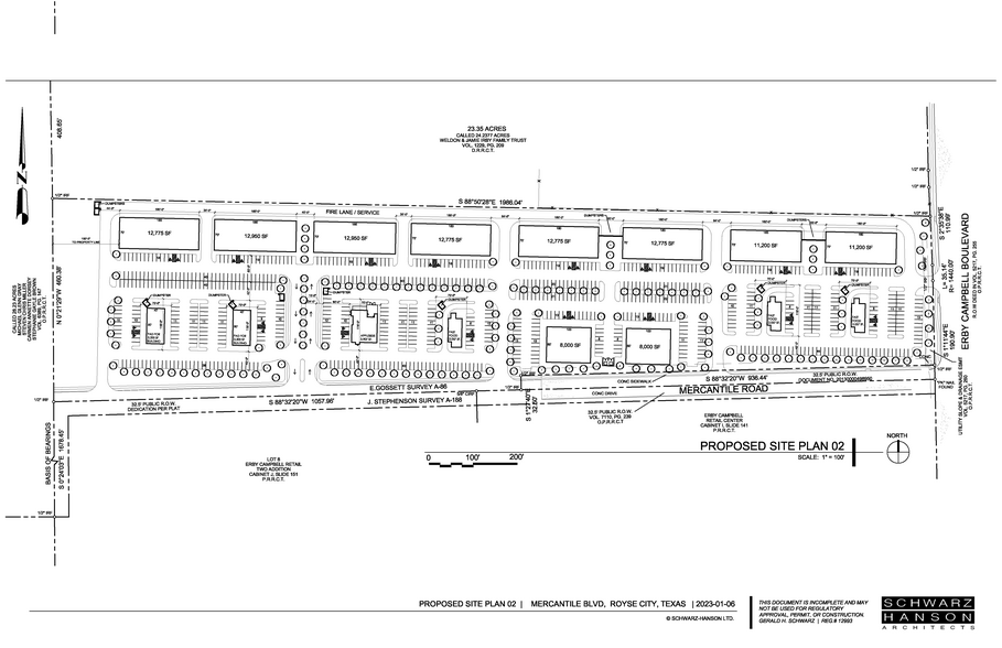 Erby Campbell Blvd. & Mercantile Rd. NW Corner, Royse City, TX for rent - Building Photo - Image 2 of 2