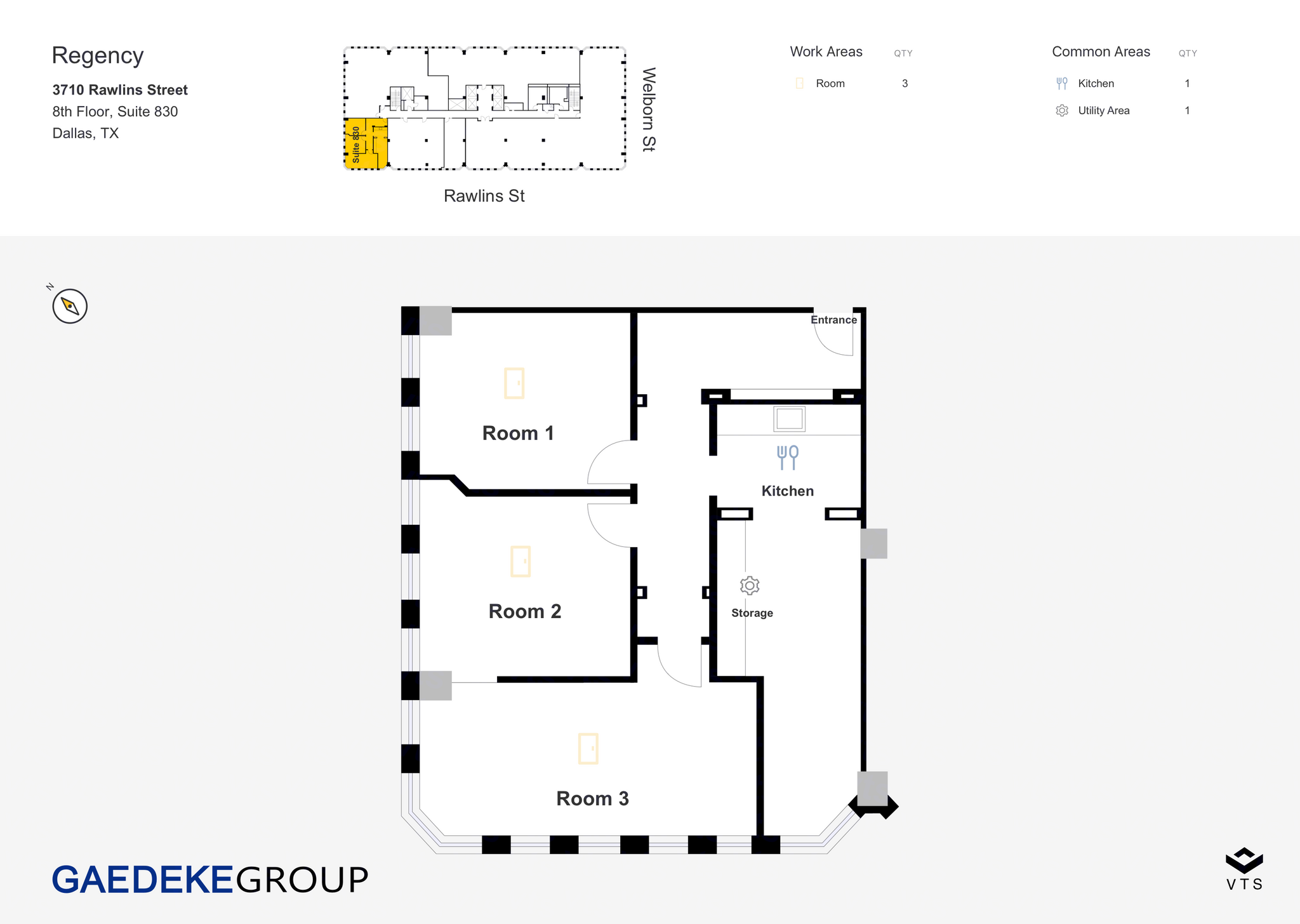 3710 Rawlins St, Dallas, TX for rent Floor Plan- Image 1 of 9