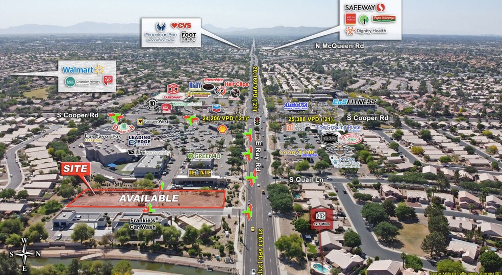 647 W Ray Rd, Gilbert, AZ to rent - Aerial - Image 3 of 43