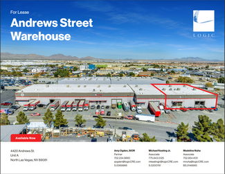 More details for 4420 Andrews St, North Las Vegas, NV - Industrial for Rent