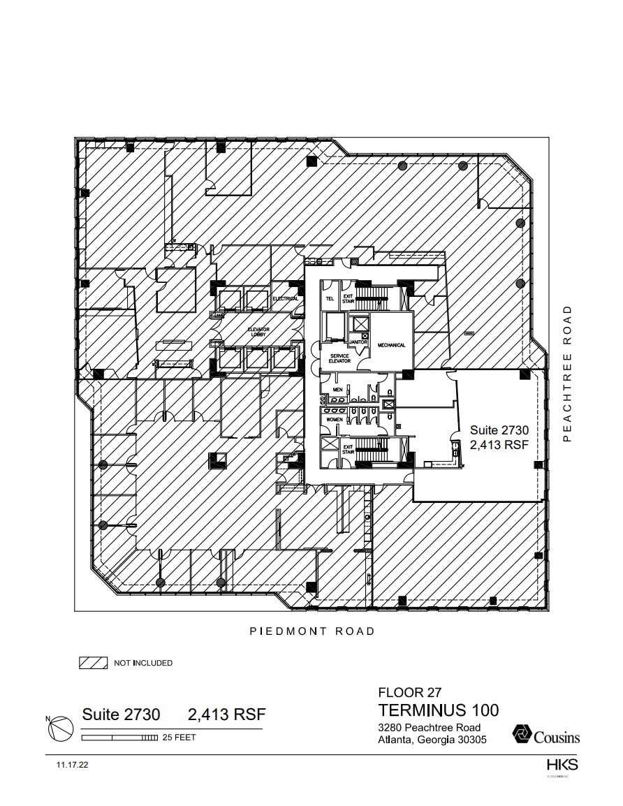 3280 Peachtree Rd, Atlanta, GA to rent Floor Plan- Image 1 of 1