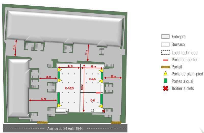 Light Industrial in Corbas to rent - Site Plan - Image 3 of 3
