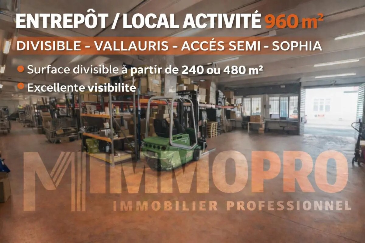 Industrial in Vallauris to rent Building Photo- Image 1 of 10