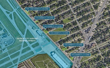 11940 Conner St, Detroit, MI - AERIAL  map view - Image1