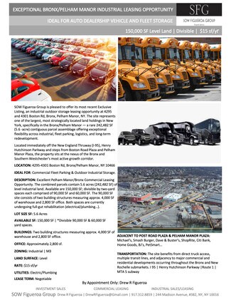 More details for 4301 Boston Rd, Pelham Manor, NY - Land to Rent