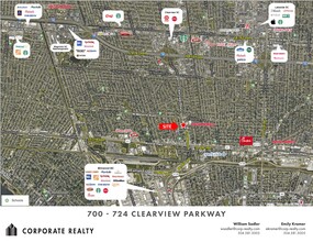 700 Clearview Pky, Metairie, LA - aerial  map view