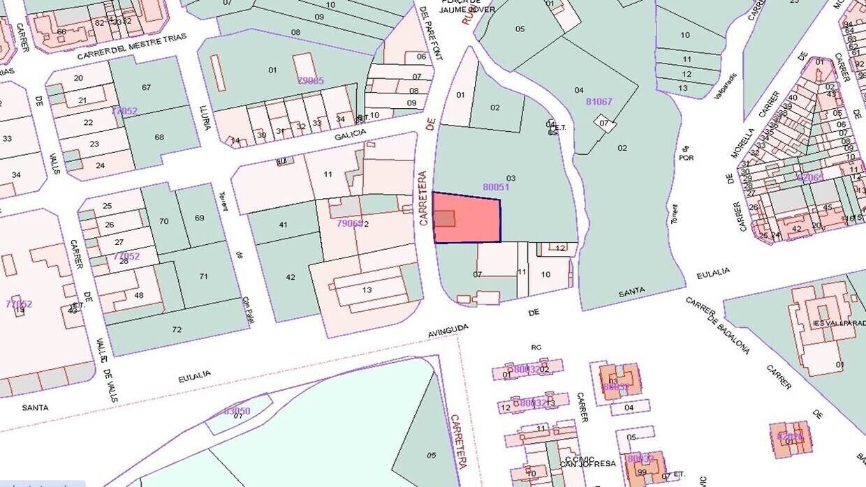 Land in Terrassa, Barcelona for sale Site Plan- Image 1 of 3