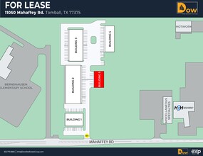 11050 Mahaffey Rd, Tomball, TX for rent Site Plan- Image 1 of 1