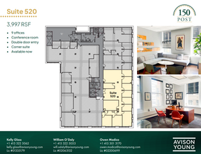 150 Post St, San Francisco, CA for rent Floor Plan- Image 1 of 2