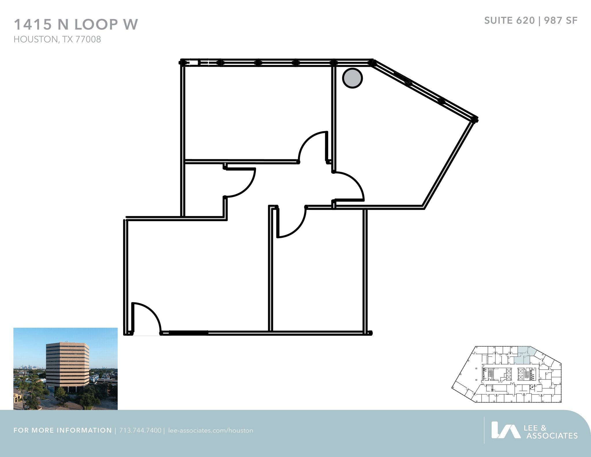 1415 North Loop W, Houston, TX to rent Floor Plan- Image 1 of 1
