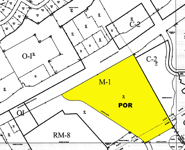 3105 Gateway Dr, Peachtree Corners, GA for rent - Plat Map - Image 2 of 7