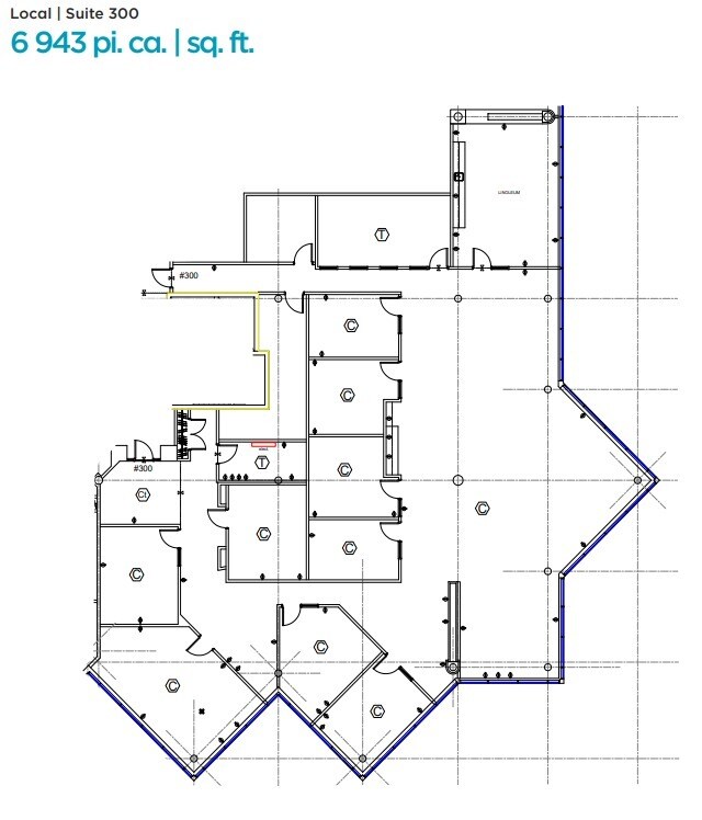 6505 Rte Transcanadienne, Montréal, QC to rent Floor Plan- Image 1 of 1