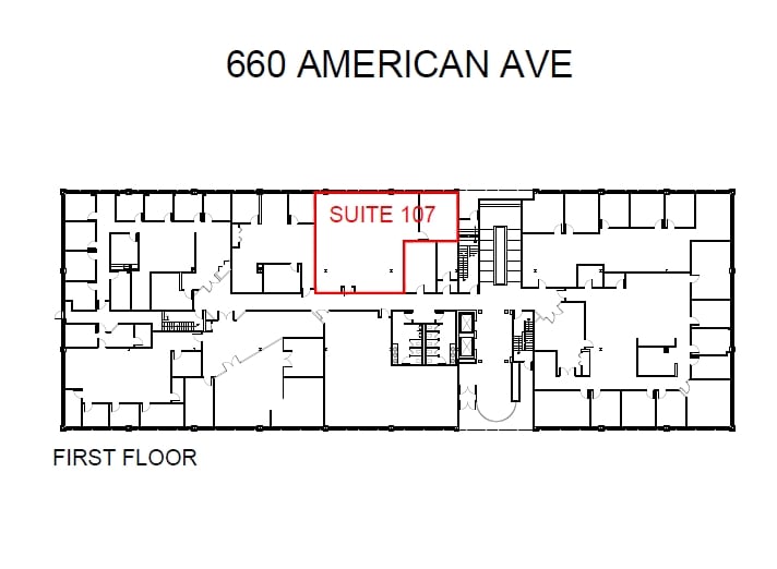 660 American Ave, King Of Prussia, PA to rent Floor Plan- Image 1 of 2