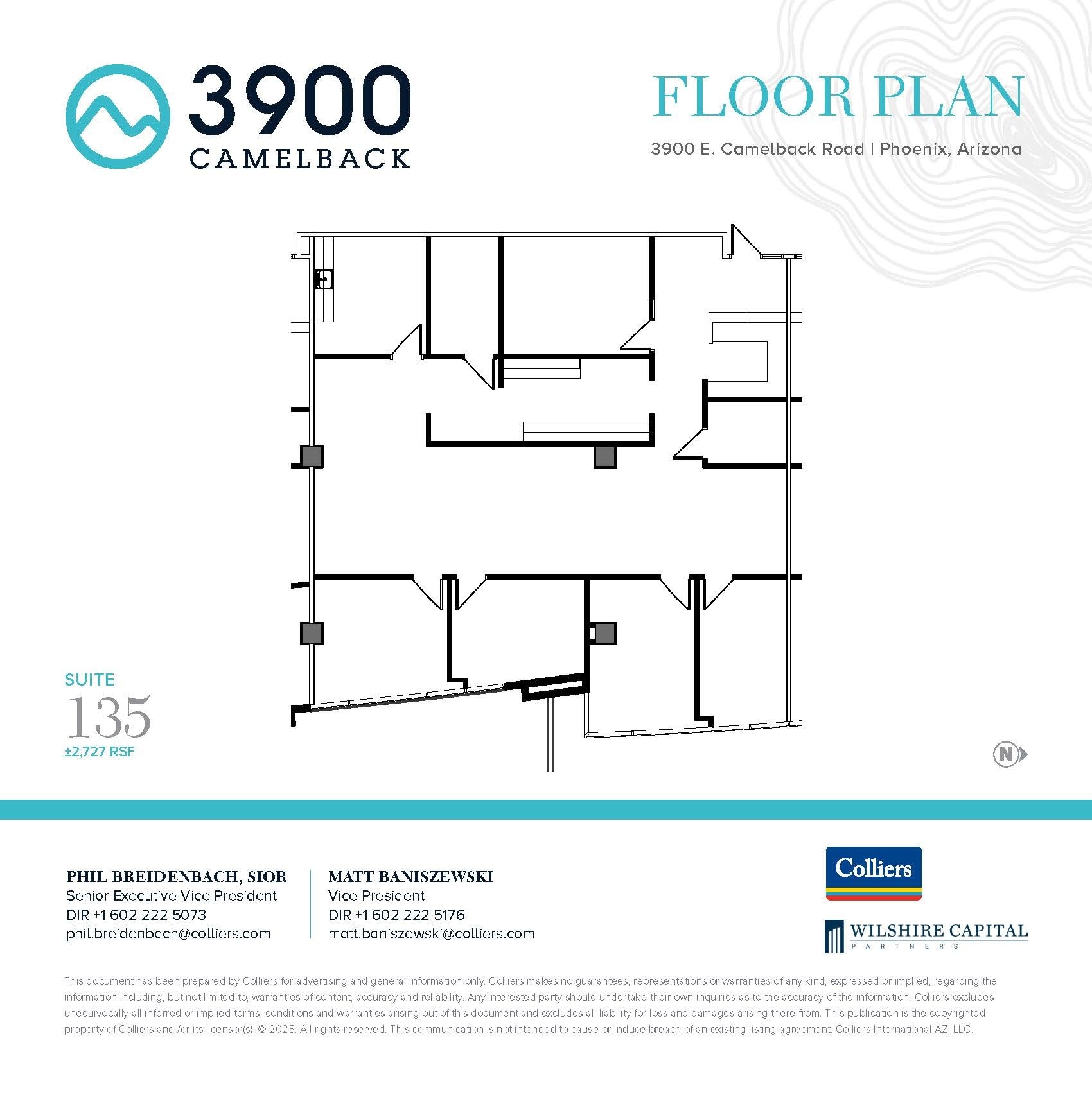 3900 E Camelback Rd, Phoenix, AZ to rent Floor Plan- Image 1 of 2
