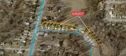 1225 E Paragon, Springfield, MO - AERIAL  map view - Image1