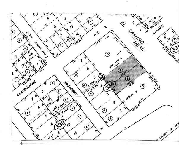 9 El Camino Real, Millbrae, CA for rent - Plat Map - Image 2 of 4