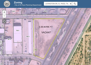 Railroad Drive, El Paso, TX - aerial  map view - Image1