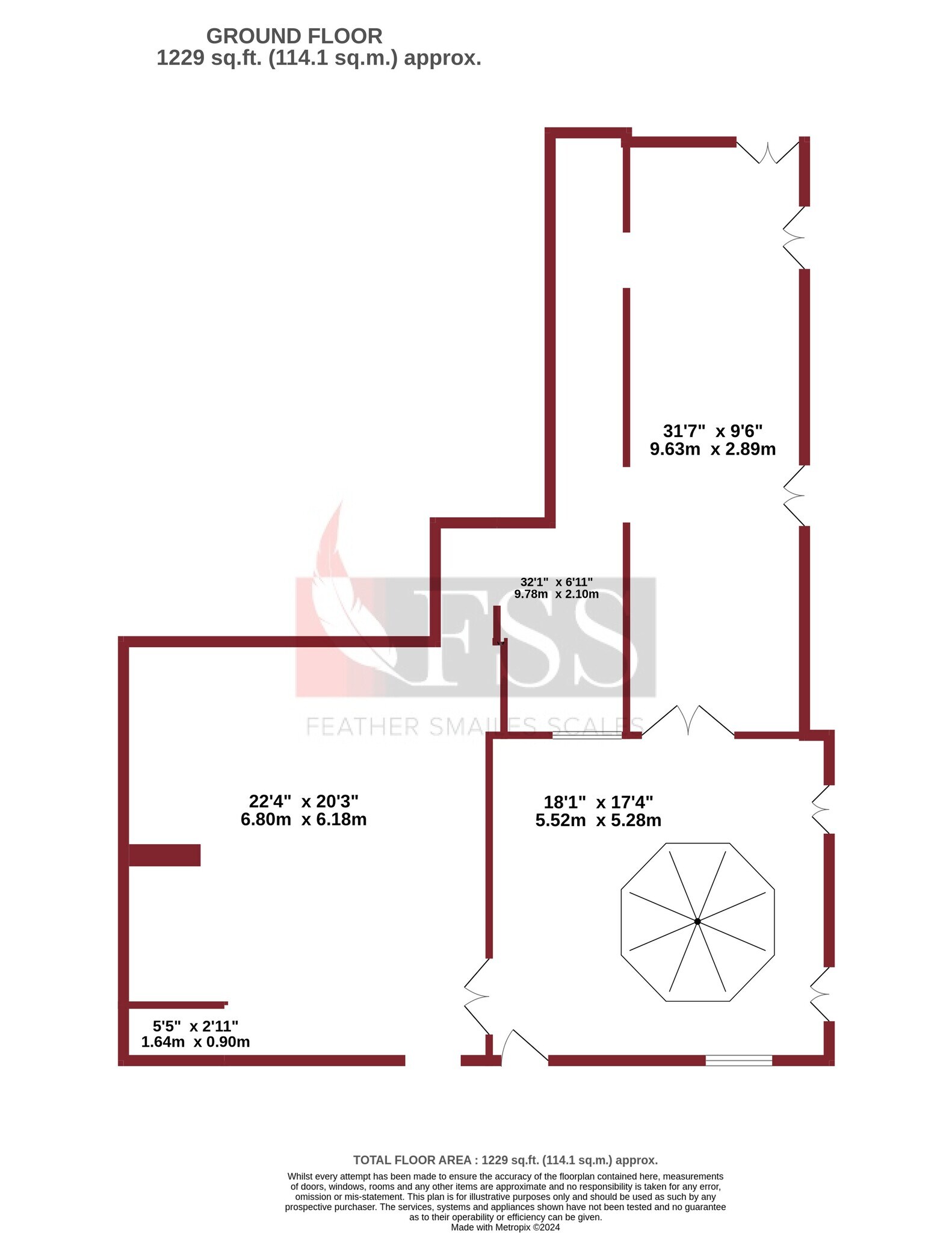 Mill Ln, Harrogate to rent Floor Plan- Image 1 of 5