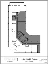 1801 Av McGill College, Montréal, QC for rent Floor Plan- Image 1 of 1