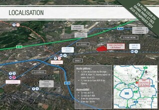 Le Bourget, SSD - Aerial  map view