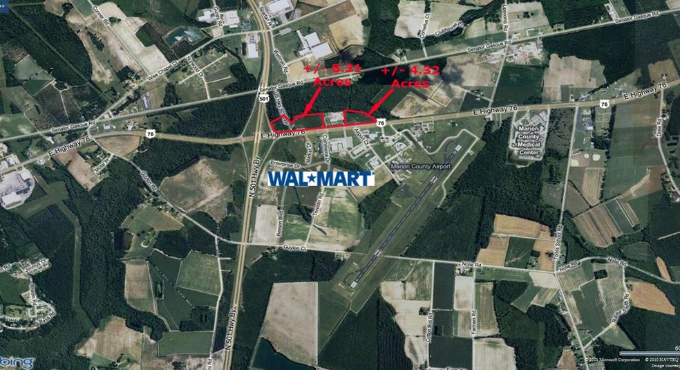 East Hwy 76 & 501, Mullins, SC for sale - Building Photo - Image 1 of 1