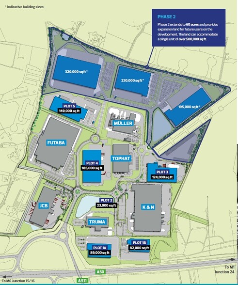 Industrial in Dove Vly, Derby for rent - Site Plan - Image 2 of 2