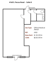 4160 S Pecos Rd, Las Vegas, NV for rent Floor Plan- Image 1 of 1