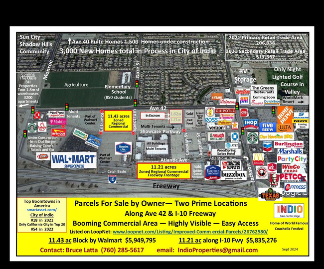 More details for Improved Commercial Parcels – Land for Sale, Indio, CA