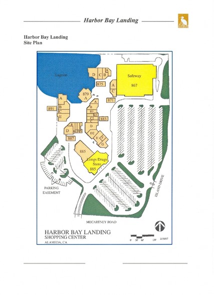 867-891 Island Dr, Alameda, CA for rent - Site Plan - Image 2 of 10