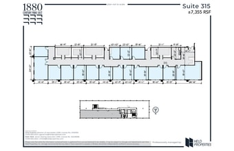 1880 Century Park E, Los Angeles, CA to rent Floor Plan- Image 1 of 2