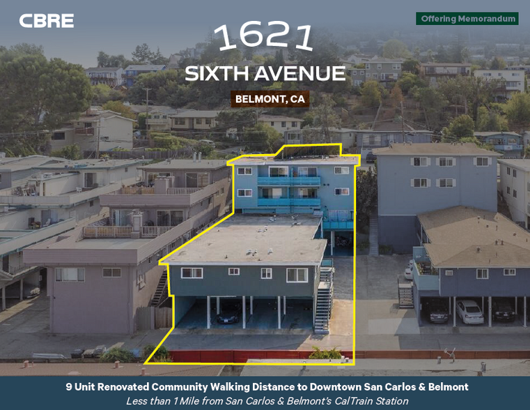 1621 Sixth Ave, Belmont, CA for sale - Building Photo - Image 1 of 1