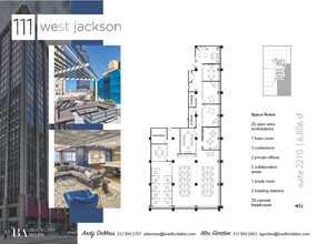 111 W Jackson Blvd, Chicago, IL for rent Floor Plan- Image 1 of 5