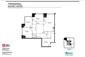 1100 Peachtree St NE, Atlanta, GA to rent Floor Plan- Image 1 of 1